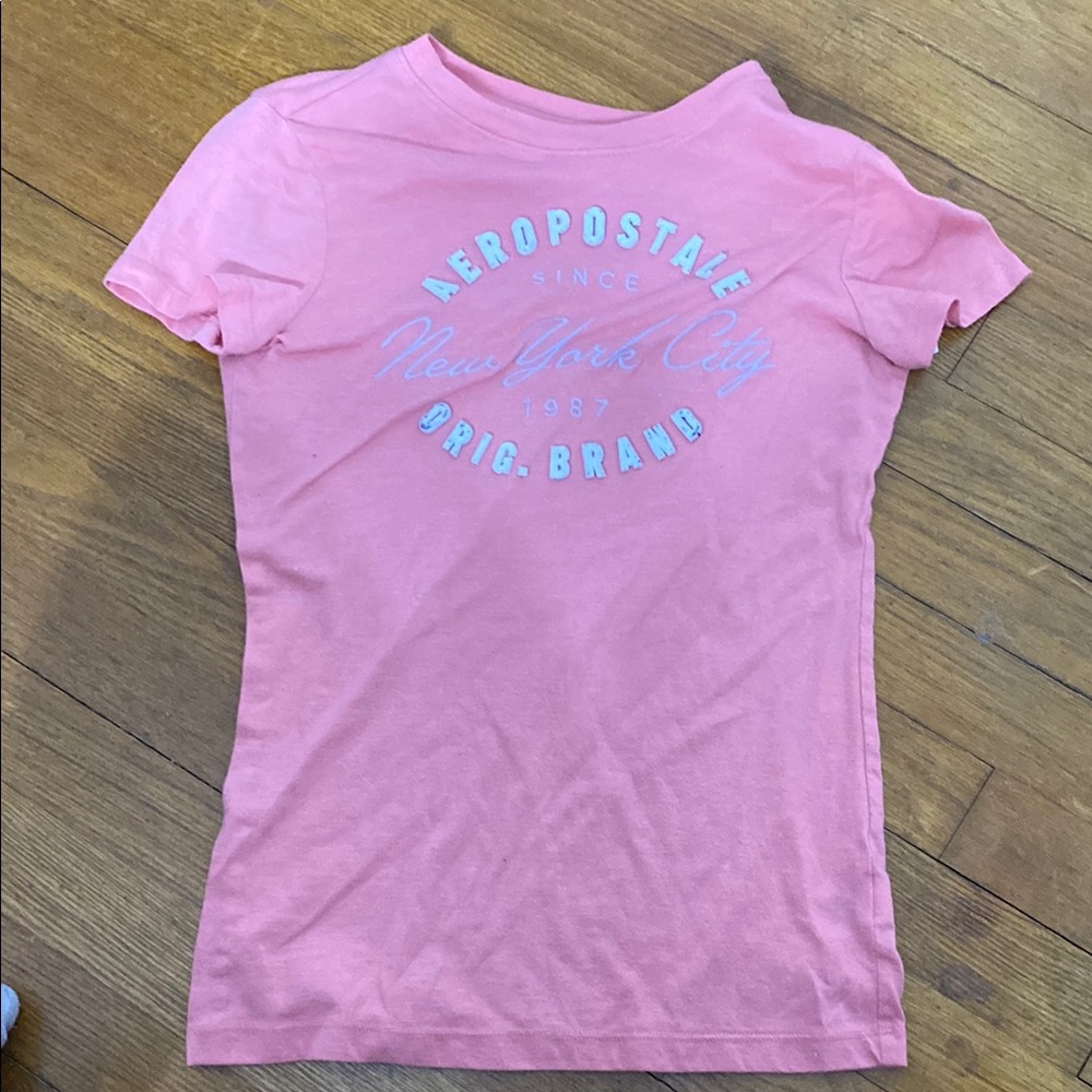 Aeropostale Pink Graphic Tee